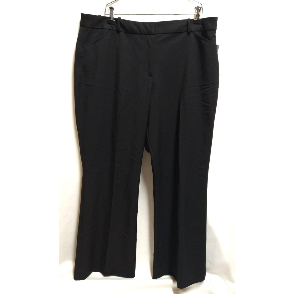 WOMENS WORTHINGTON TROUSERS STYLE PANT, BLACK SIZE‎ 18S